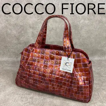 [미사용] COCCO FIORE 코코피오레 소가죽 토트백 로즈