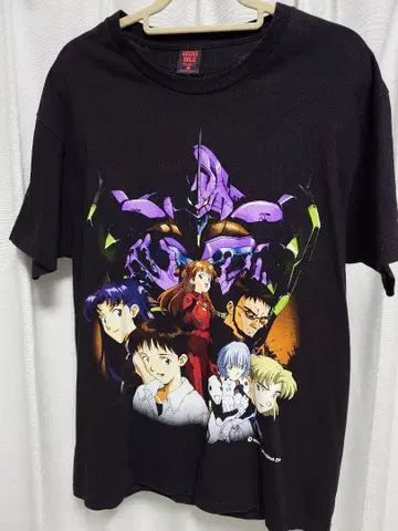 EVANGELION x GEEKS RULE 에반게리온 티셔츠 L