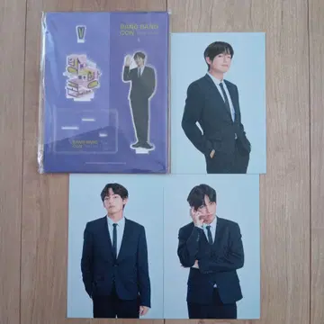 BTS BANG BANG CON 뷔 V 아크릴 스탠드 포토 카드