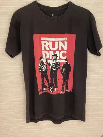 [구제 의류] RUN DMC 그래픽 티셔츠 블랙