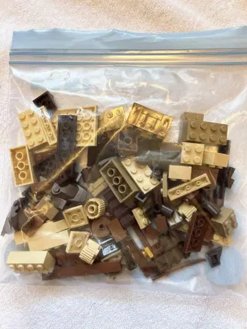 LEGO 부품 브라운 베이지 중고 정품