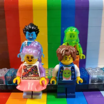 LEGO 미니 피규어 4개 세트