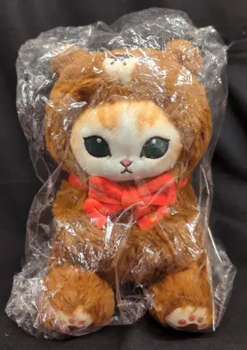 그레이 파커 서비스 봉제 인형 S mofusand 테디베어냥 (브라운)