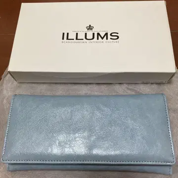 ILLUMS 스카이블루 반지갑