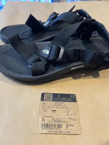 The North Face 블랙 샌들 US9 27cm