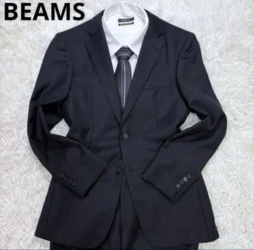 컨디션 최상 BEAMS 블랙 포멀 수트 블랙 M 일본제 예복