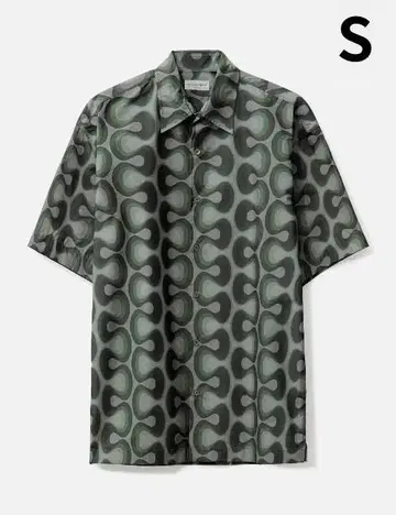 미사용 DRIES VAN NOTEN 24SS 올 패턴 셔츠 S