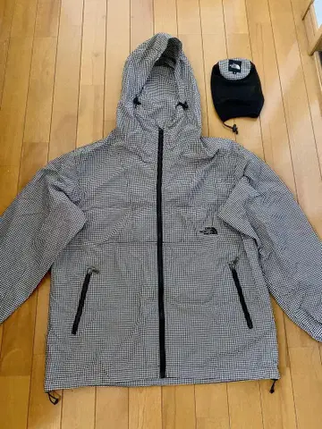 THE NORTH FACE 바람막이 깅엄 체크
