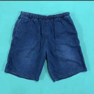 Lee 데님 하프 팬츠 S 인디고 미중고 Lee LM5938 숏팬츠