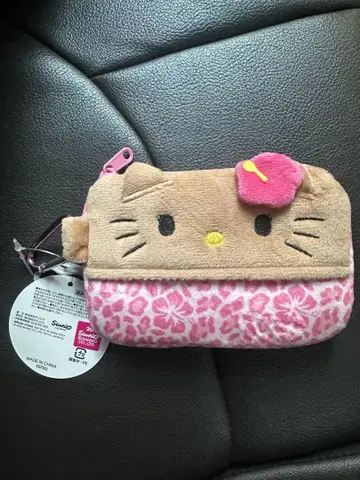 [미사용 새상품] 시마무라 햇볕에 탄 키티 티슈 파우치 핑크