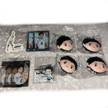 하이큐!! 이와이즈미 하지메 봉제 인형 클립 클리어 카드 데포라바! 특전