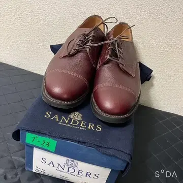 [미사용품] SANDERS 밀리터리 더비 슈즈 9071TG (푸23)