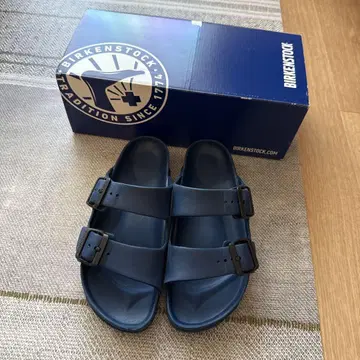 Birkenstock 애리조나 EVA 네이비 37 박스 포함
