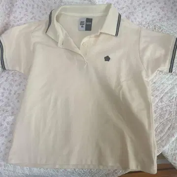 MARY QUANT x PUBLUX 원포인트 자수 피케 셔츠