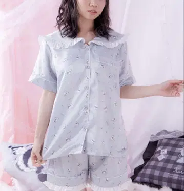[익명 배송] 산리오 새틴 룸웨어 쿠로미