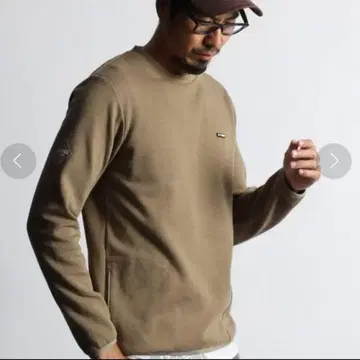 정가 11000엔 미사용 더퍼 블랙 라벨 셋업 롱 티셔츠 L 카키