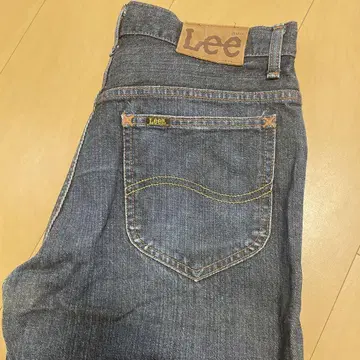 Lee 다크 블루 스트레이트 데님