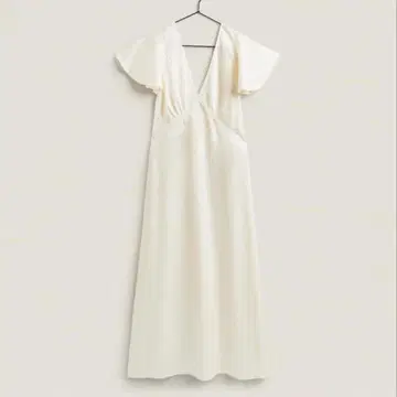 ZARA HOME 아이보리 플레어 슬리브 드레스 M