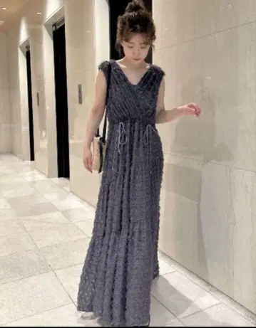 FRAY I.D 프린지 자카드 카슈쿨 원피스 0 사이즈