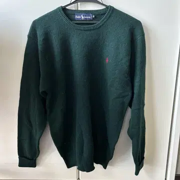 Ralph Lauren 다크 그린 스웨터 M