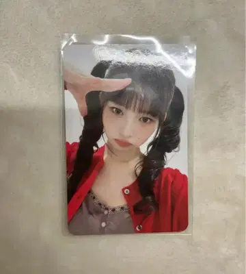 ive 나오리 혜택 트레이딩 카드 허그백 popup minive 레이