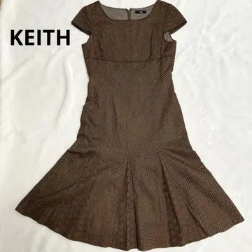 KEITH 자수 레이스 컷워크 원피스 38