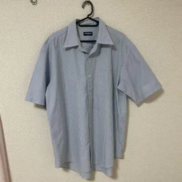 UNIQLO 반팔 체크 셔츠 XL