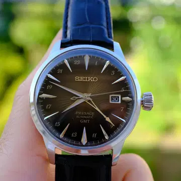 SEIKO Presage GMT 오토매틱 손목시계