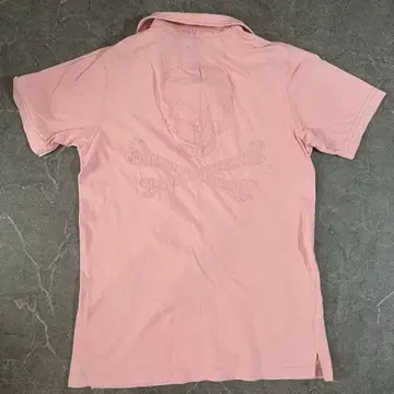 00s scull polo-shirt opium pink