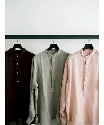 MAATEE&SONS 도S LINEN 풀오버 셔츠
