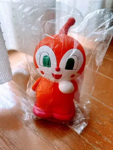 아침 드라마 주인공 짤랑이 저금통 호빵맨 PVC 피규어 오렌지