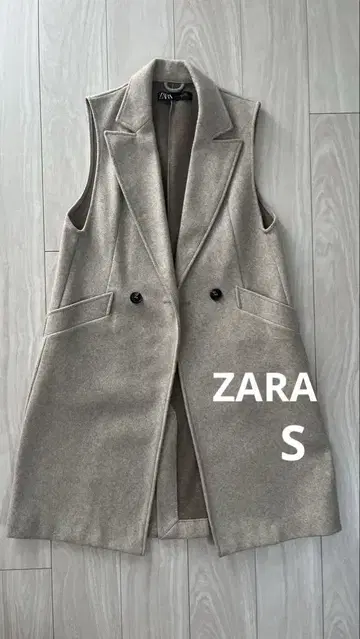 새상품급 인기 상품 ZARA 자라 베스트 롱 베이지 S M L