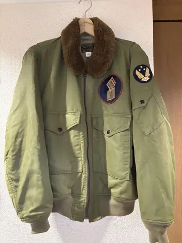 새상품급! RRL 플리스 칼라 플라이트 자켓