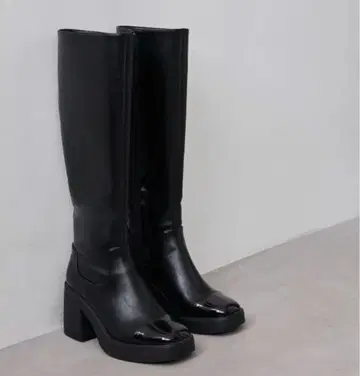 Herlipto Square Toe Long Boots 37