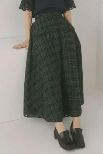 ruimeme piping lace skirt