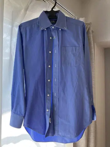 [새상품급] Maker's Shirt 파랑 긴팔 와이셔츠 38-82