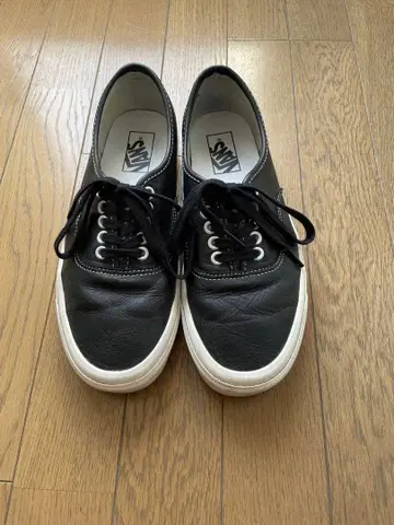 VANS 반스 어센틱 애너하임 가죽 블랙 26.5
