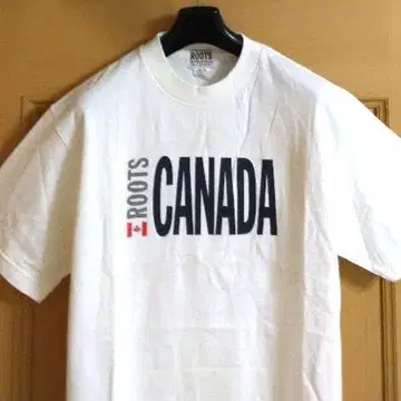 미사용 USA 빈티지 Roots CANADA 티셔츠 데드스탁