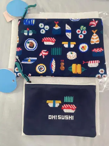 러브라리 바이 페일러 오스시 자수 파우치 전사 파우치 oh sushi