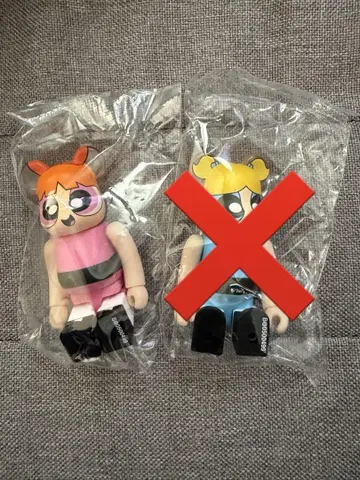 [본체만] 베어브릭 50 파워퍼프걸 (핑크만)