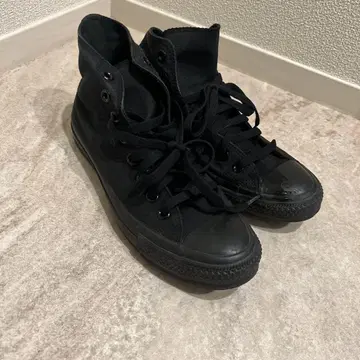 컨버스 블랙 하이컷 스니커즈