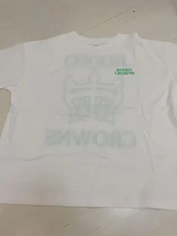 RODEO CROWNS 반팔 T셔츠 화이트/그린
