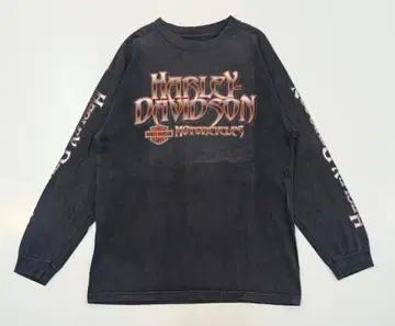 HARLEY-DAVIDSON 롱T 페이드 USA 구제 의류 멕시코제 M