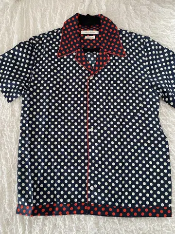 MARC JACOBS 반팔 셔츠 네이비 도트