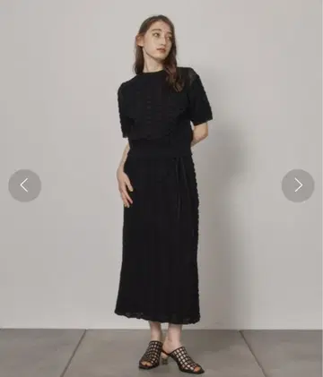 [컨디션 최상] PUBLIC TOKYO 펜슬 타이트 니트 스커트