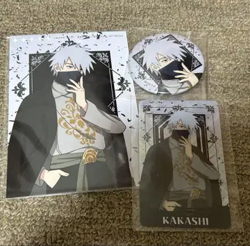 NARUTO 나루토 아라베스크 패션 캔뱃지 카드 특전 카카시