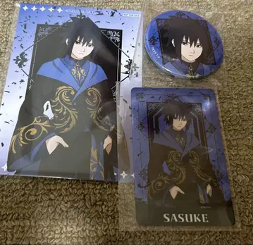 NARUTO 나루토 아라베스크 패션 캔뱃지 카드 특전 사스케