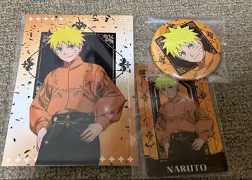 NARUTO 나루토 아라베스크 패션 캔뱃지 카드 특전 나루토