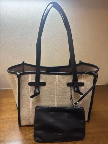GIANNI CHIARINI 숄더백 베이지 블랙