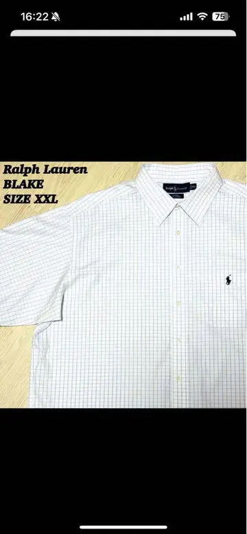 Ralph Lauren Blake 반팔 셔츠 XXL